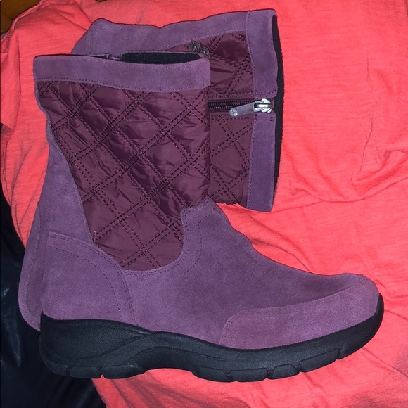 🌹🌹Brand New Land’s End Purple boots Size 7.5🌹🌹 - Picture 2 of 5